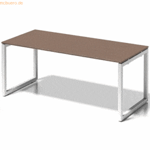 Bisley Schreibtisch Cito BxTxH 180x80x74cm nußbaum Gestell verkehrswei