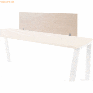 Rocada Trennwand 40x136cm Melamin buche (Einzeltisch Melaminplatte)